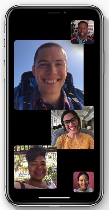 Group FaceTime feature / Photo: Apple