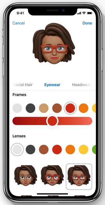 Memoji feature/ Photo: Apple