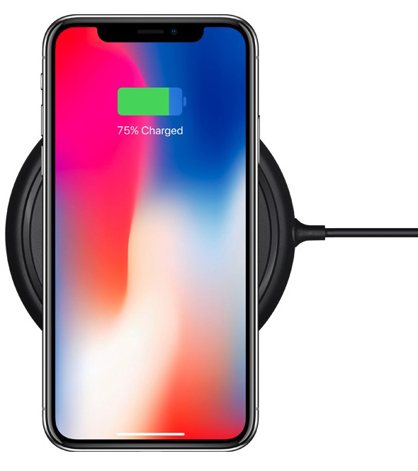 iPhone X wireless charging / Photo: Apple